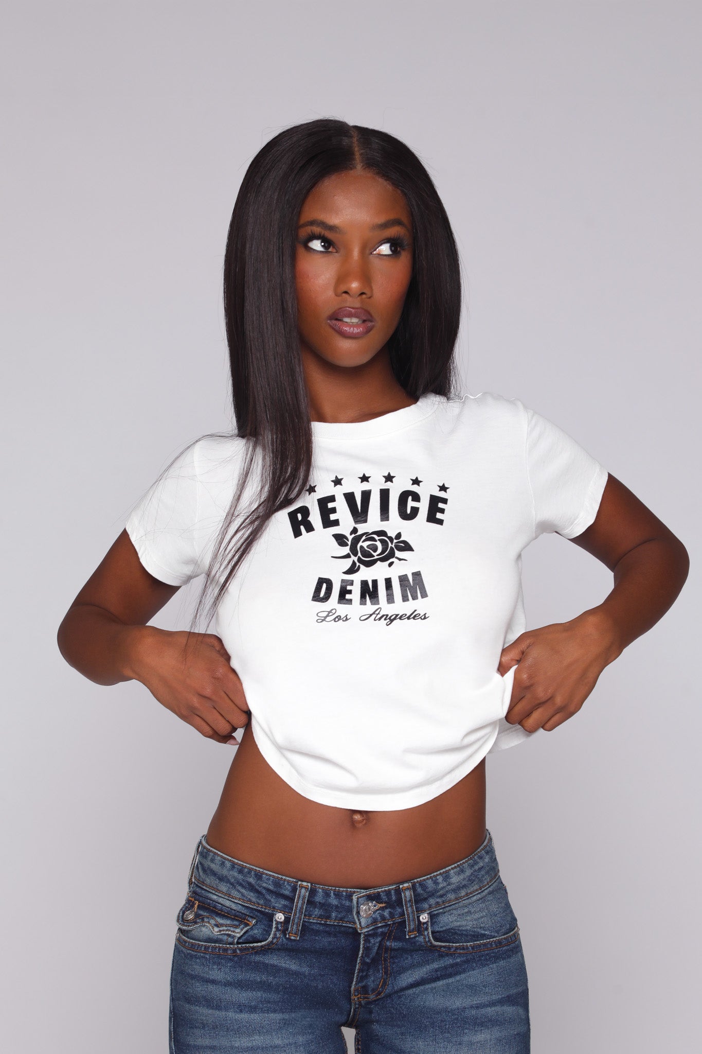 MELROSE TEE / OPTICAL WHITE