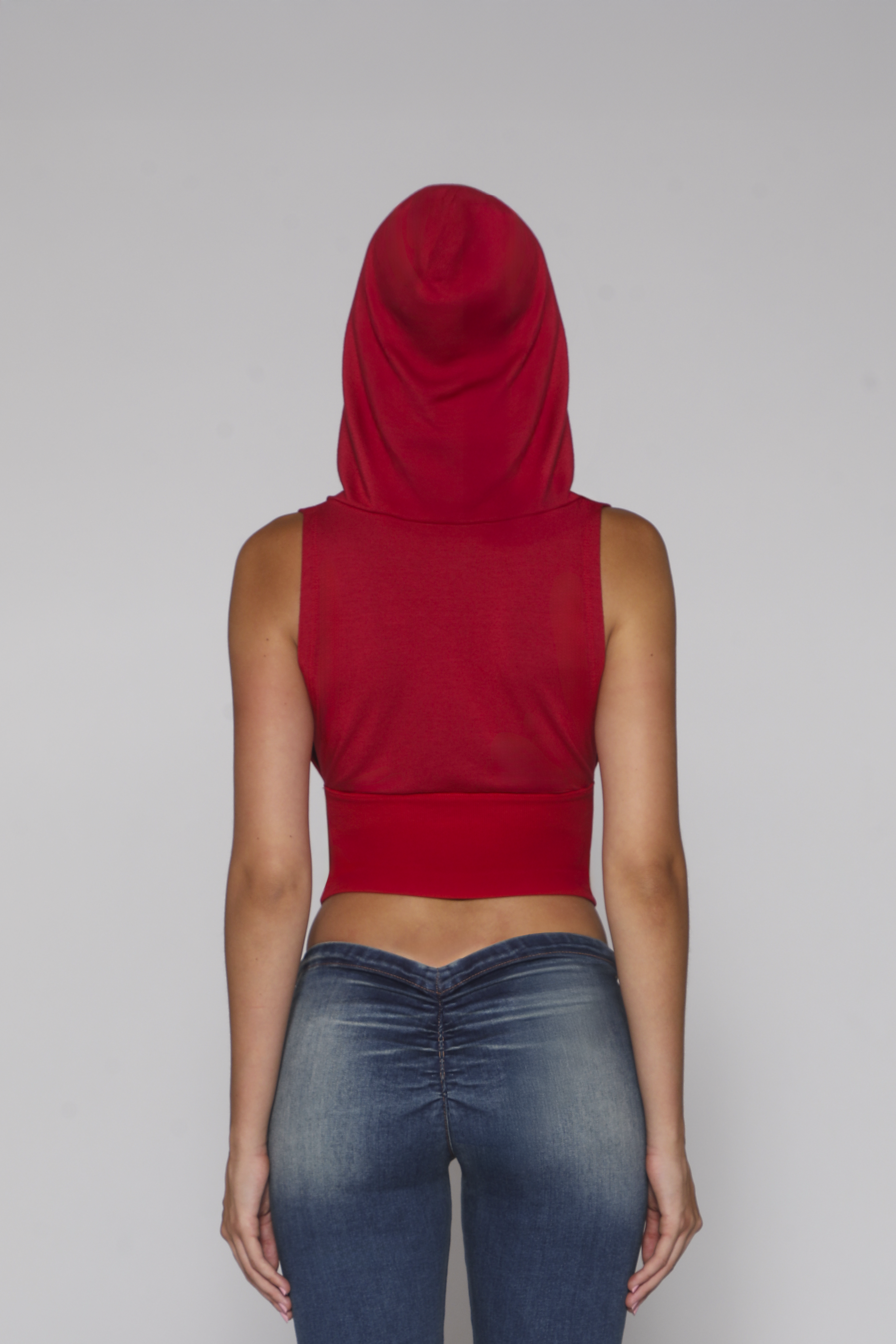 HOODED TANK / RED