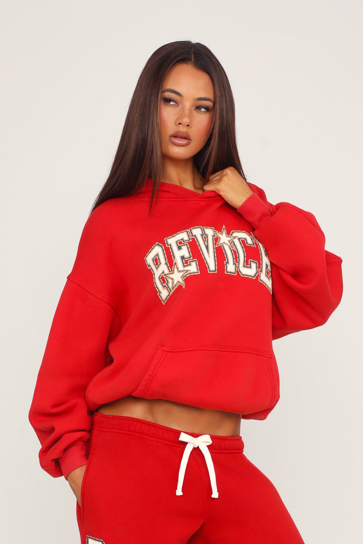LAX HOODIE / POPSTAR RED