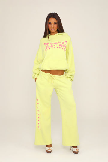 LAX SWEAT PANT / STARDOM LIME