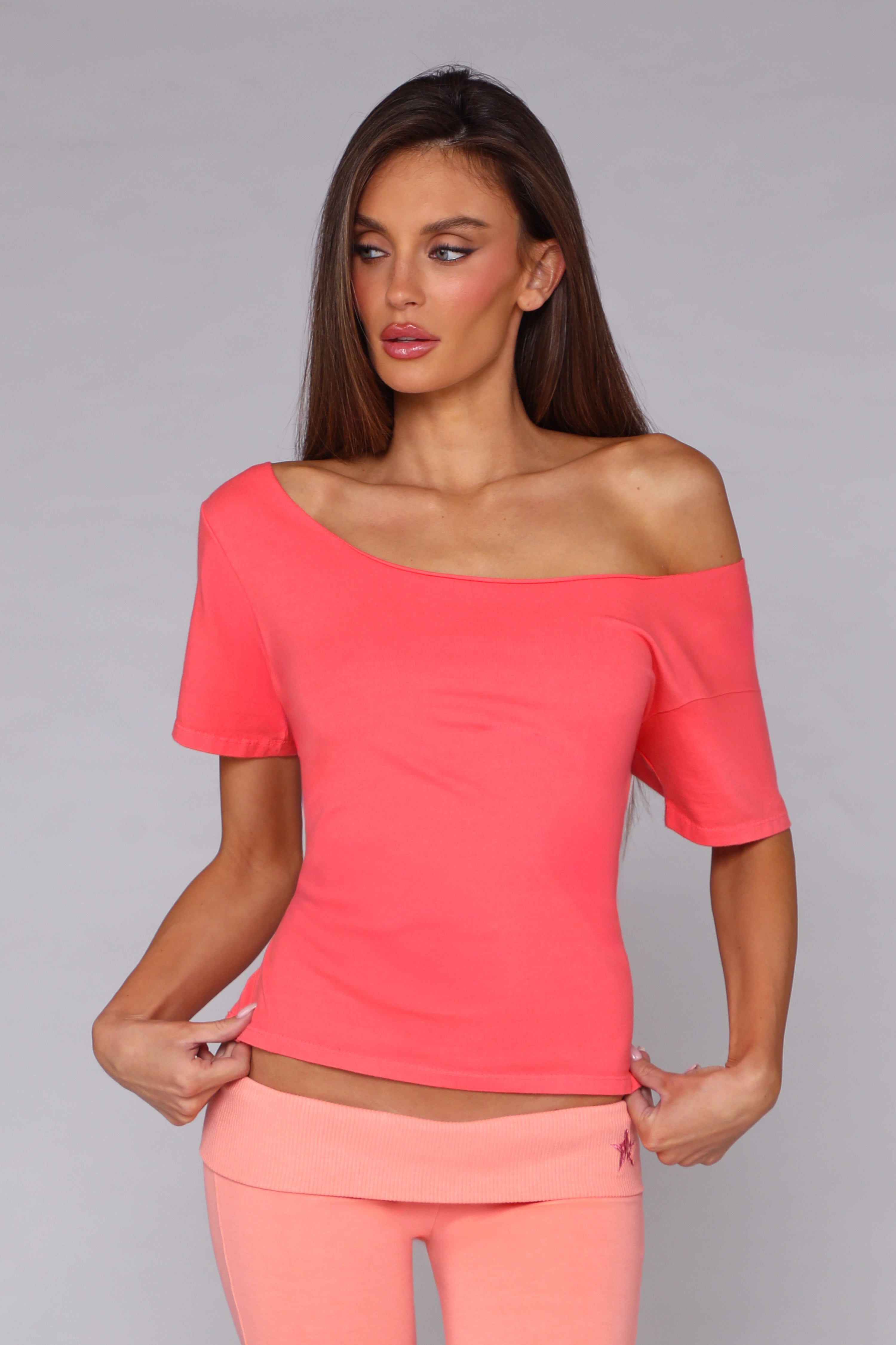 WEEKENDER TEE / CORAL