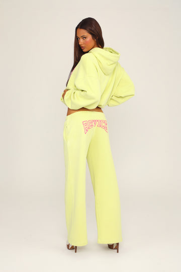 LAX SWEAT PANT / STARDOM LIME