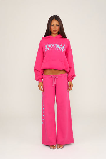 LAX SWEAT PANT / STARDOM HOT PINK