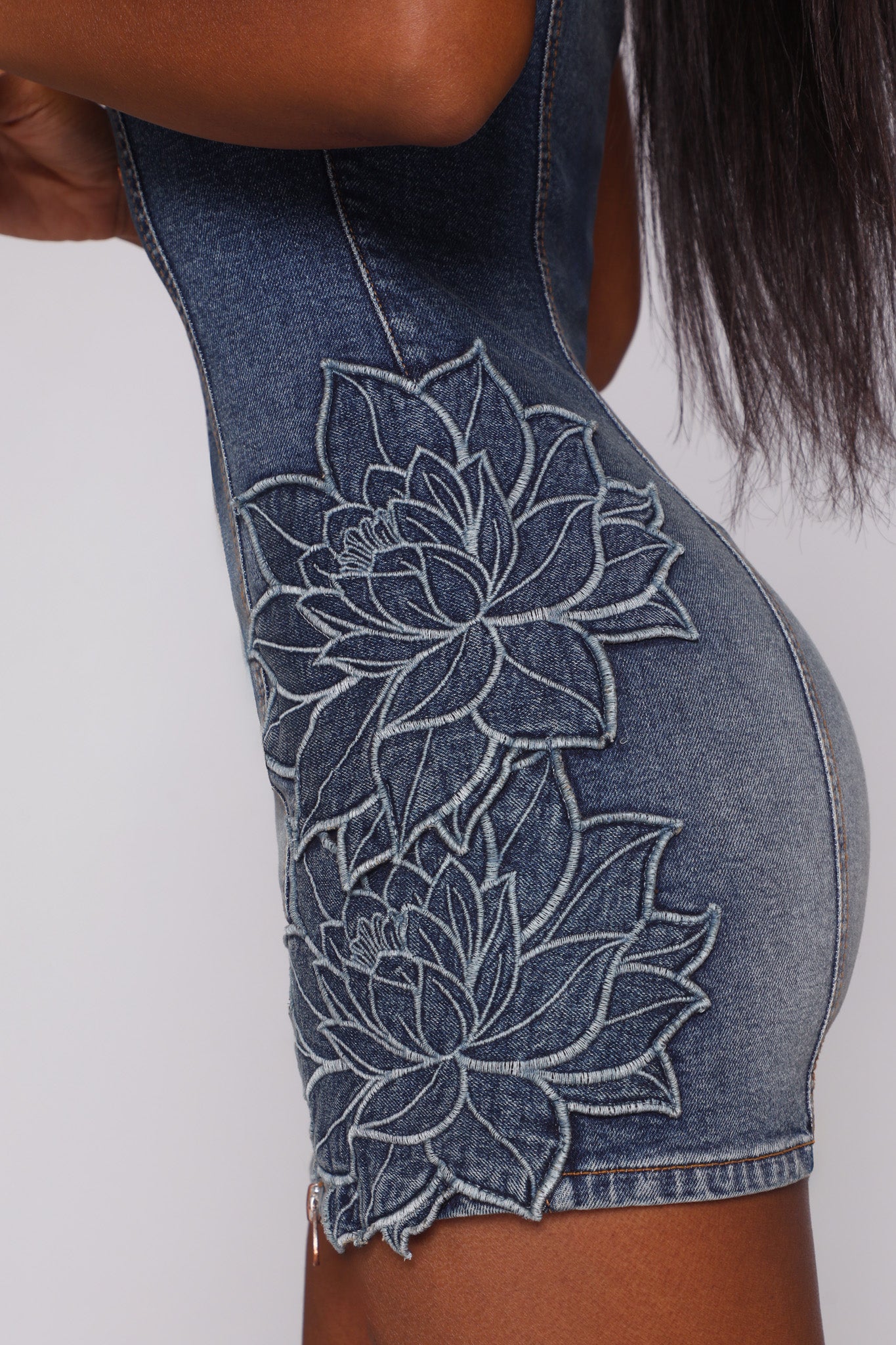 SIREN DRESS / BLUE IRIS