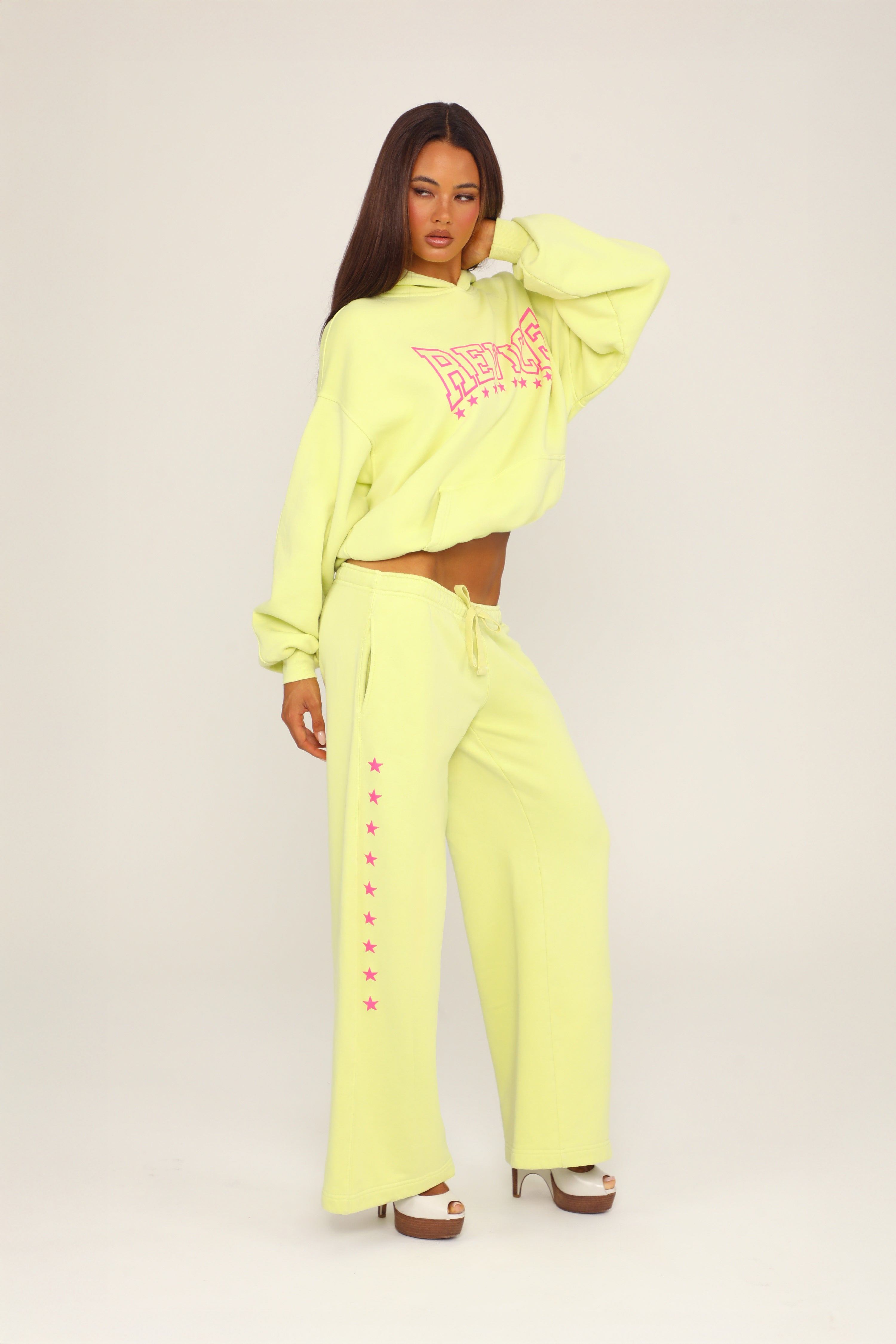LAX SWEAT PANT / STARDOM LIME