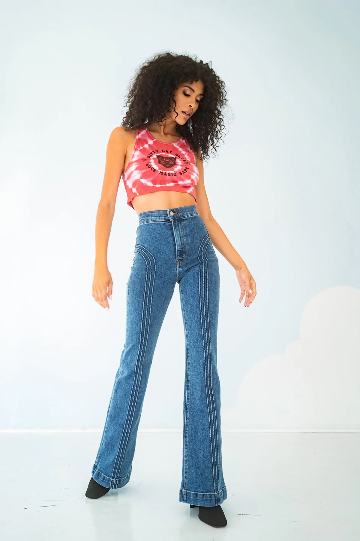 Rollergirl Flares / Blue Clue Wash